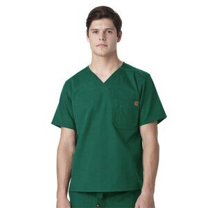 Carhartt® C15108 Men's Ripstop Utility Scrub Top - Hunter Green